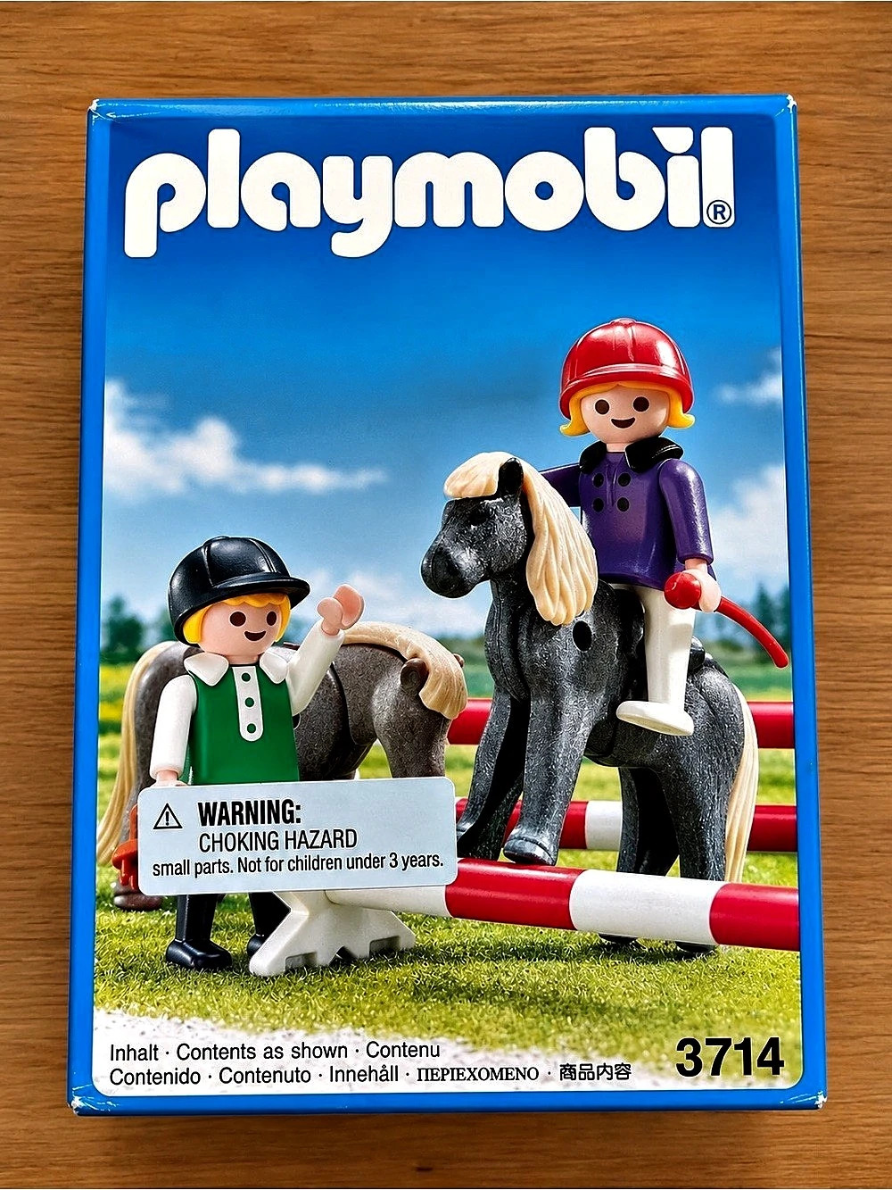 Vintage 1992 Playmobil Pony Rider Set 3714